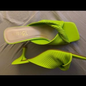 Lime green hells size 12